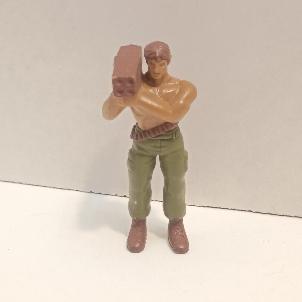 GUTS! Jungle Fighter Army Man Toy VTG 1986 Mattel G.U.T.S. Rocket Man 2.5” VTG